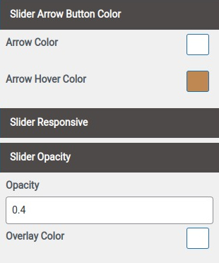 set slider