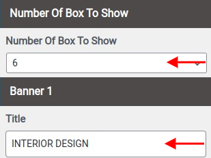 set Featured Page section