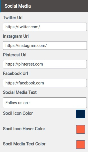 Set Header contact 