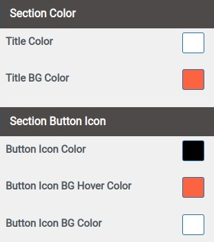 set Project Section