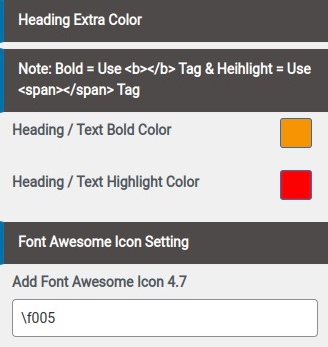 set Footer section