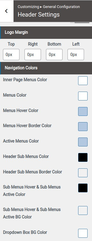 Set Header contact 