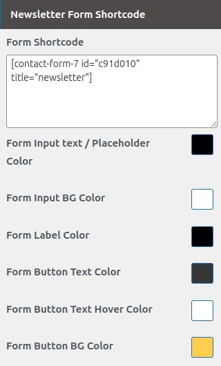 set contact section