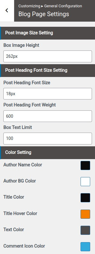 set Page Template