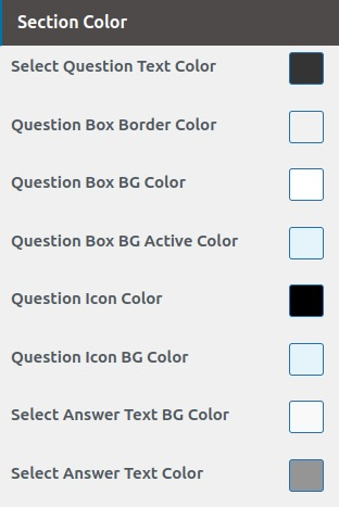 set contact section