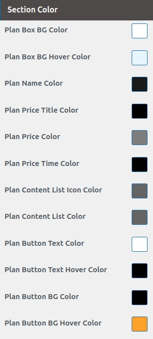 set contact section