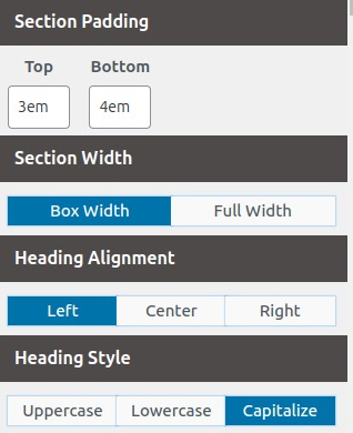 set Services Section