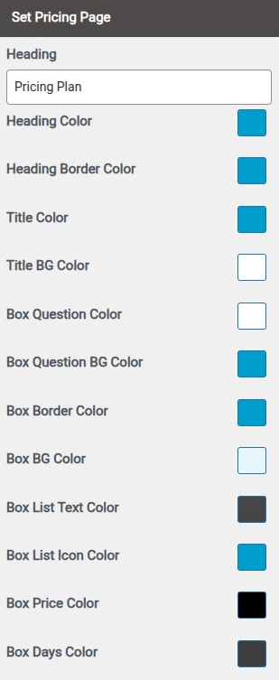 set Pricing