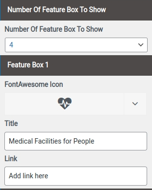 set contact section