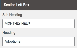 set contact section