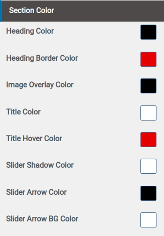 set contact section