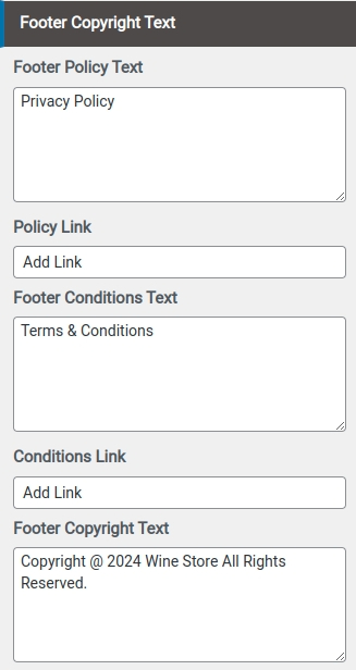 set contact section