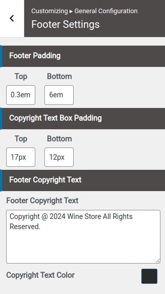 set contact section