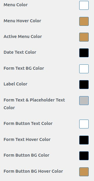 set Footer section